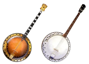 picture of two banjos